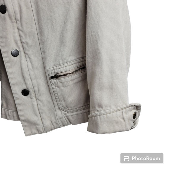 I.e. Relaxed | 100% Cotton Tsupe Beige Jacket Womens Small - Picture 4 of 10